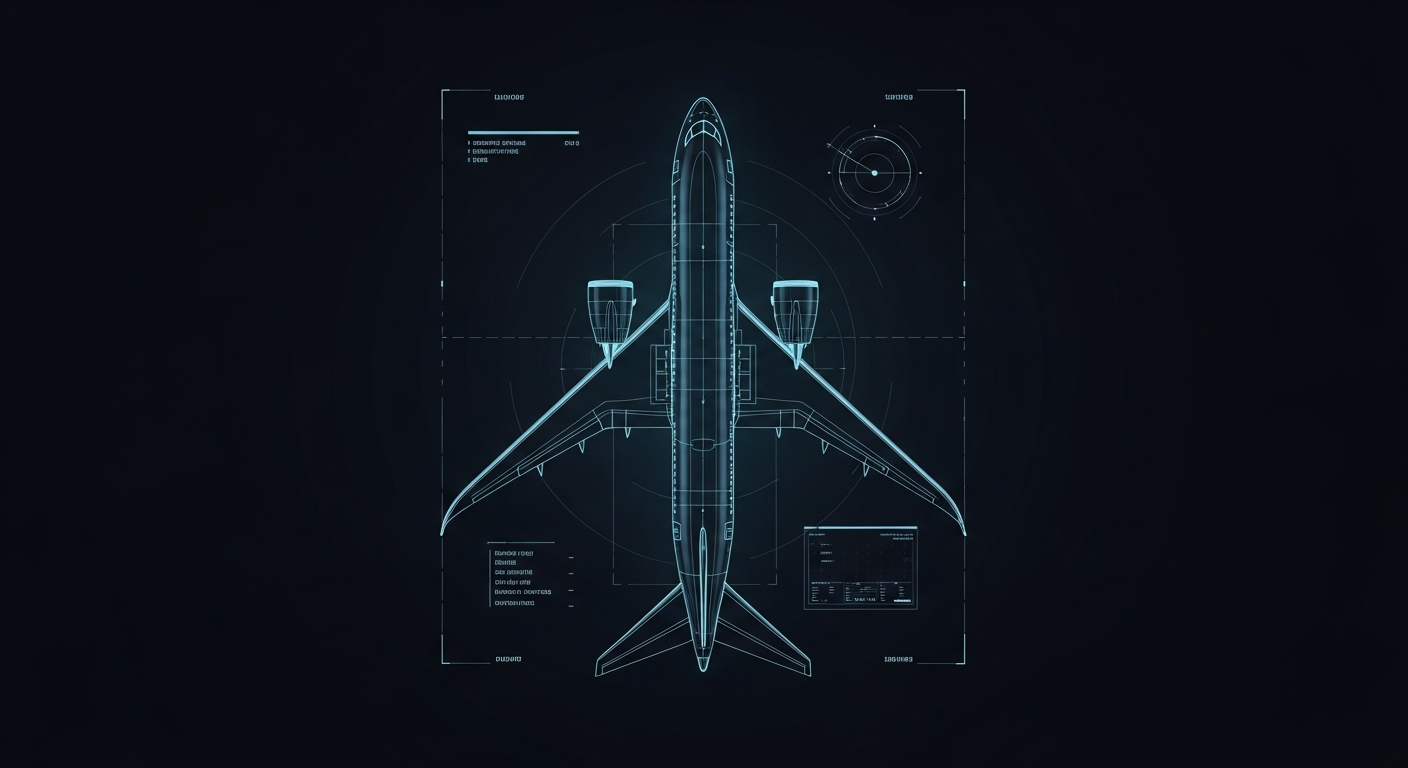 Commercial aircraft technical scan